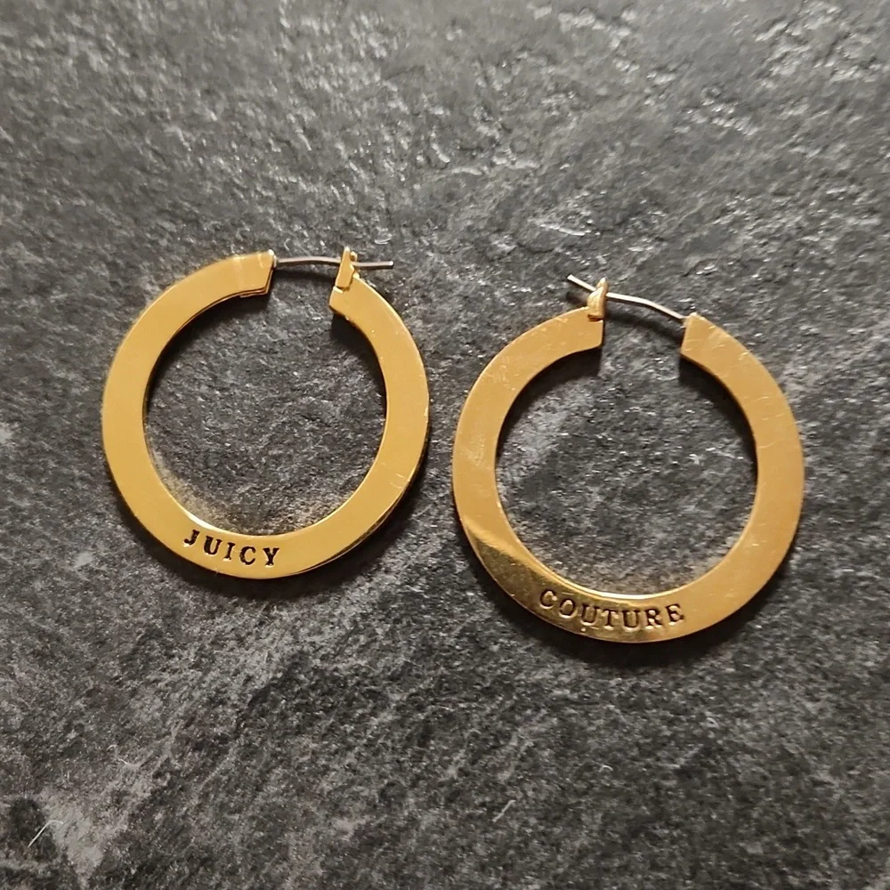 Juicy Couture hoop earnings - Picture 2 of 2